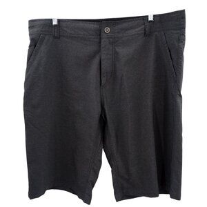 Kuhl Shift Amphibia Gray Stretch Flat Front Shorts Size 40 Pockets Outdoor